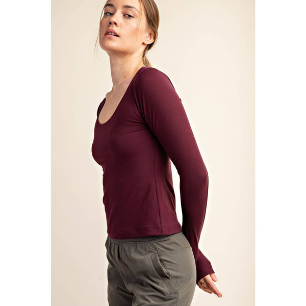 Butter Round Neck Cassis