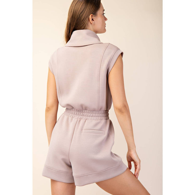 Modal Poly Mocha Romper